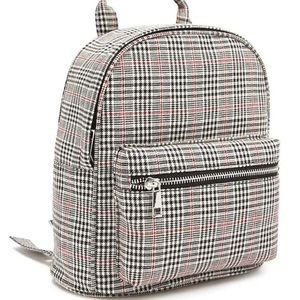 Forever 21 Glen Plaid Mini Backpack